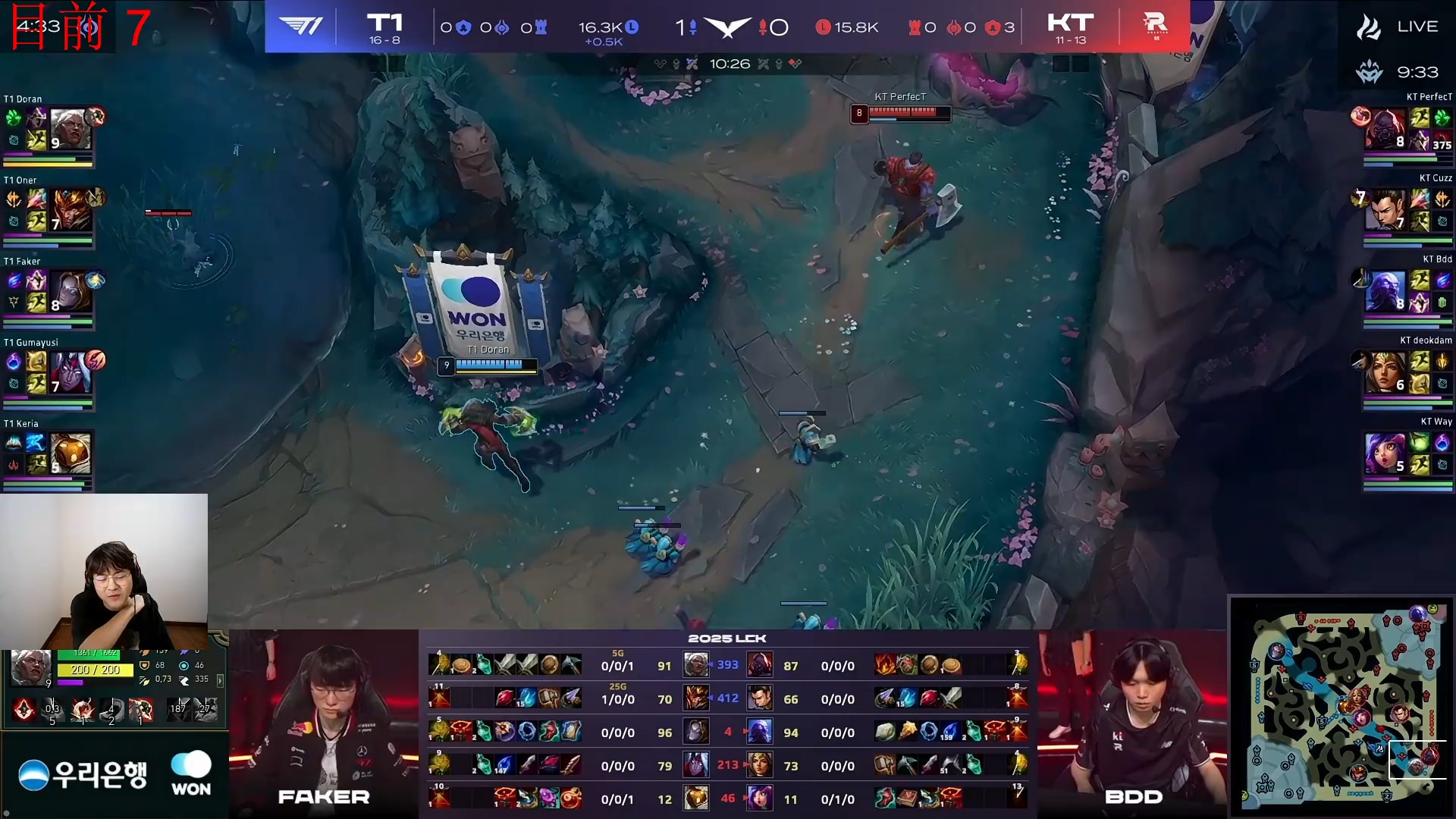 T1轻取KT,369开启传奇时刻小组赛3:1(釜山) T1轻取KT,369开启传奇时刻小组赛3:1(釜山)